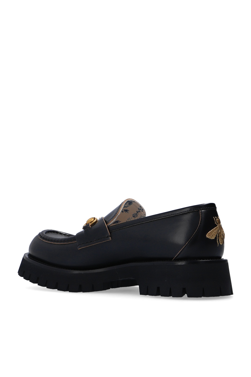 gucci shoulder Horsebit loafers