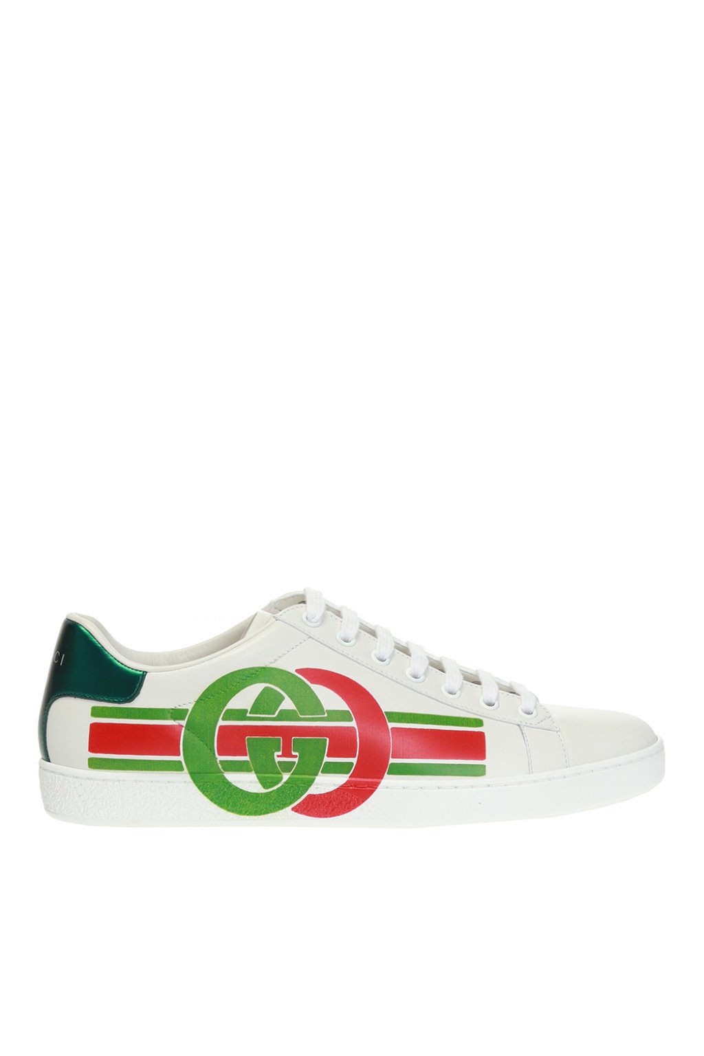 White Leather Sneakers Gucci - Vitkac GB