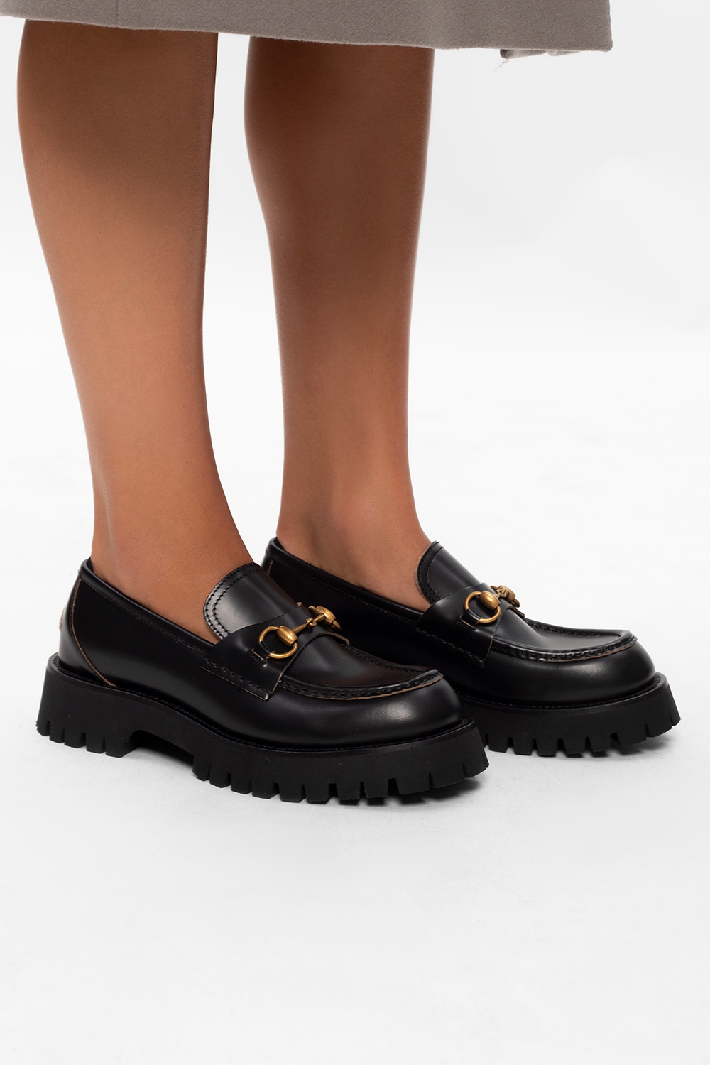 gucci platform loafers