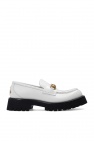 Gucci Kids glitter-detail leather ballet shoes