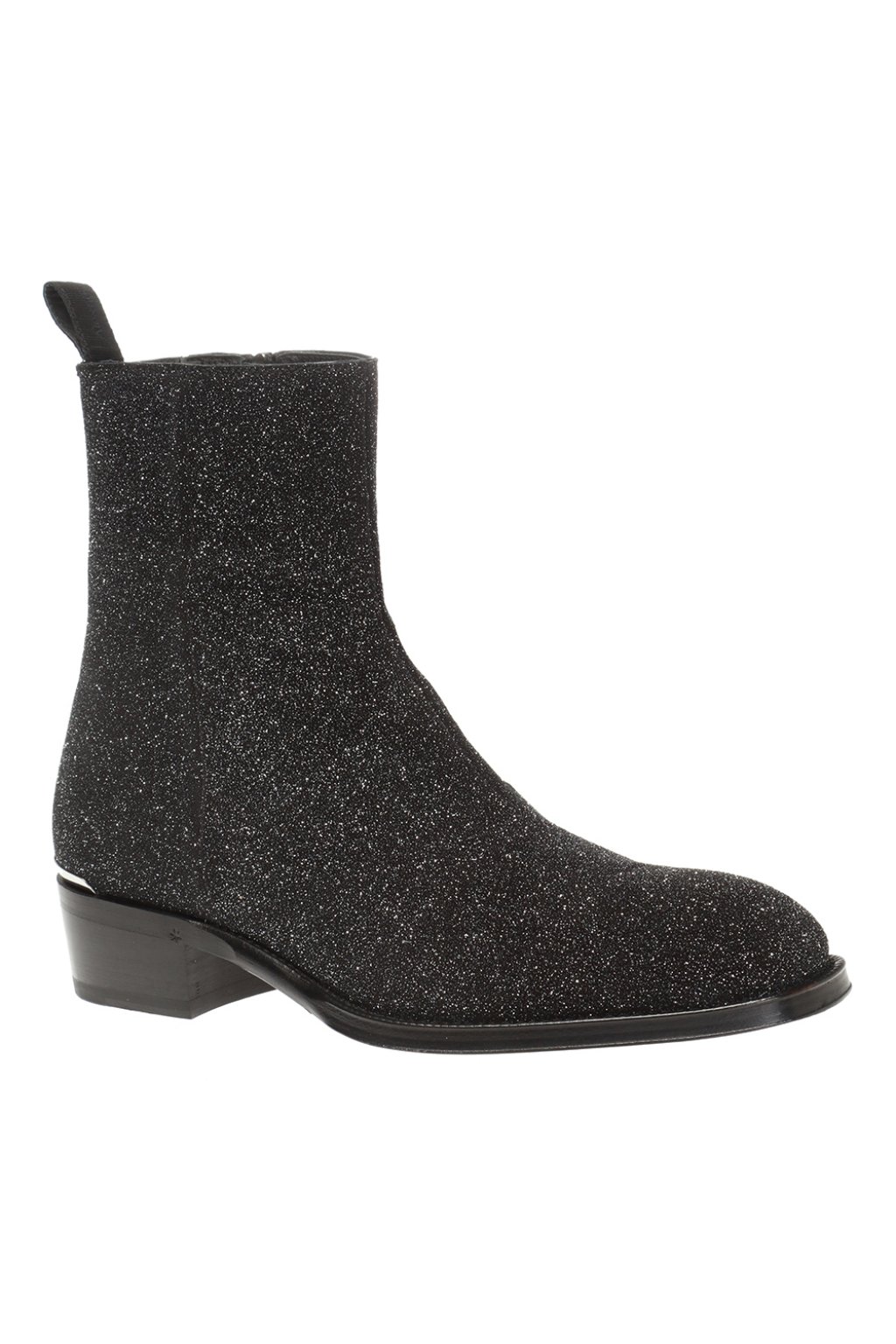 alexander mcqueen boots glitter