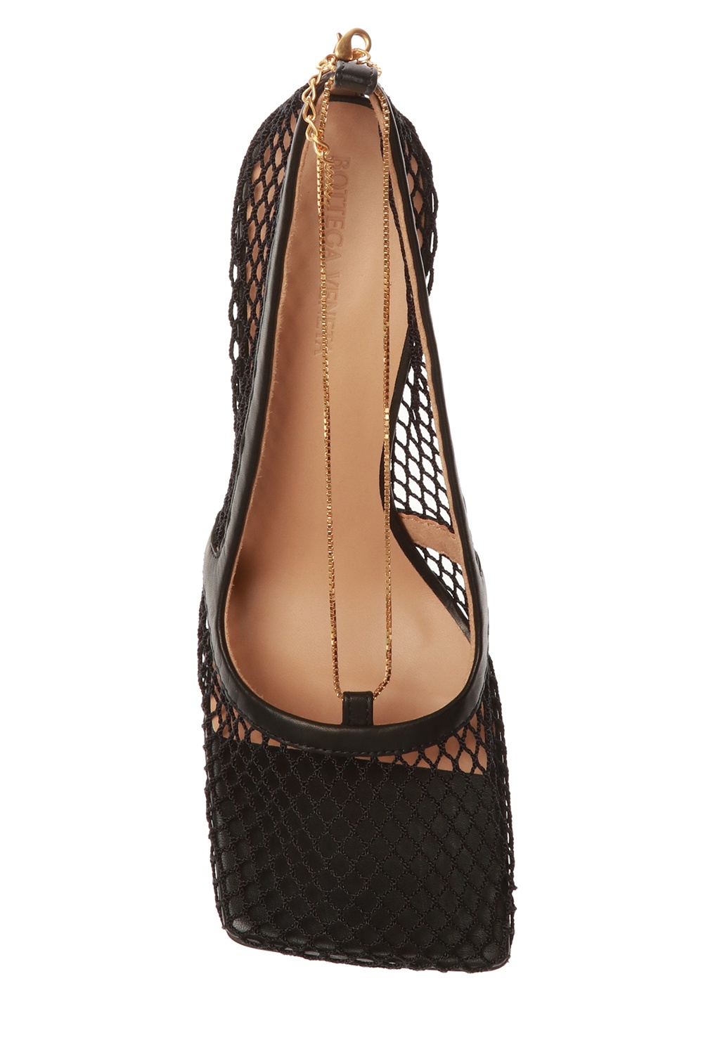 Mesh Pumps With Chain Bottega Veneta Ietpshops Us