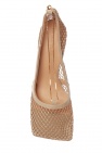 Bottega Veneta BROWN Mesh pumps with chain