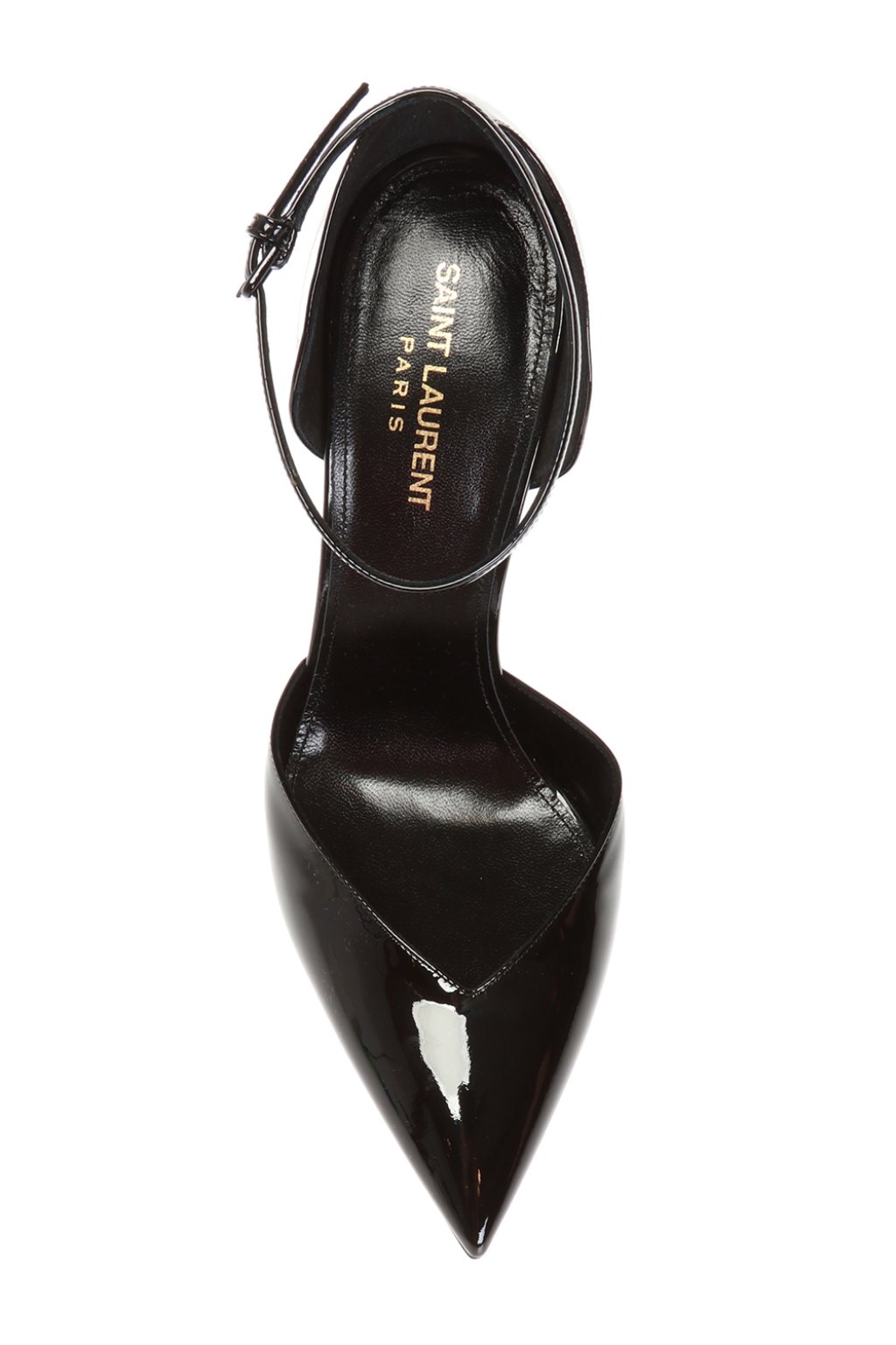 Saint Laurent - Opyum Patent Leather Pumps - Women - Patent Leather/LeatherLeather - 34.5 - Black