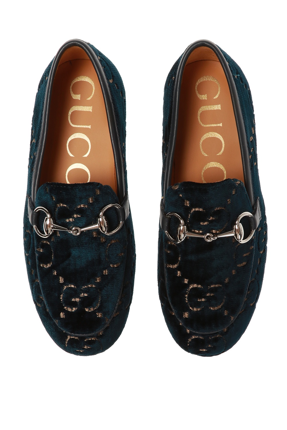 Navy blue Branded loafers Gucci Kids - TW