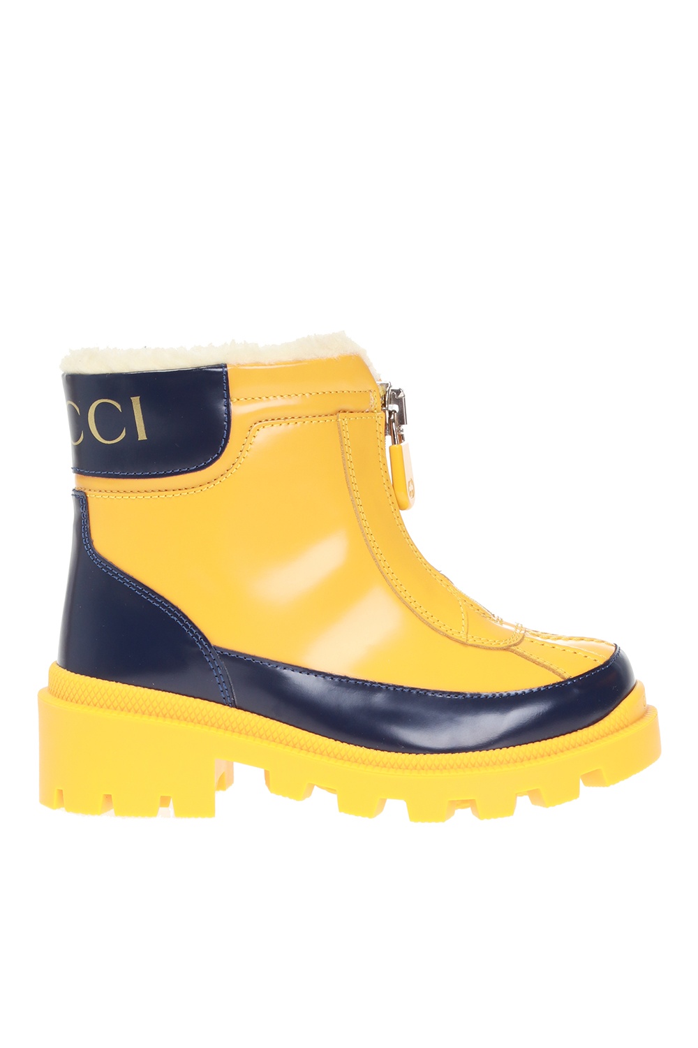 yellow gucci rain boots