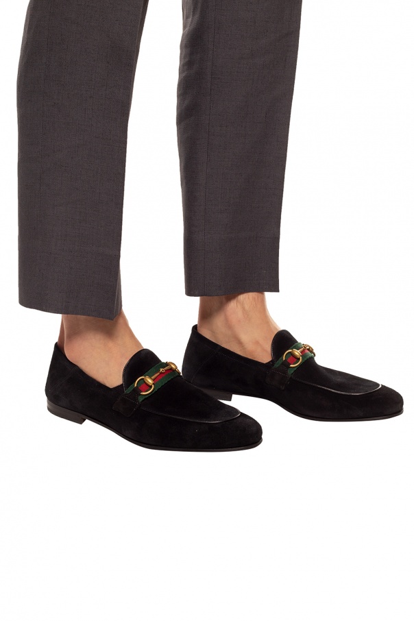 gucci sunglasses Loafers with ‘Web’ stripe