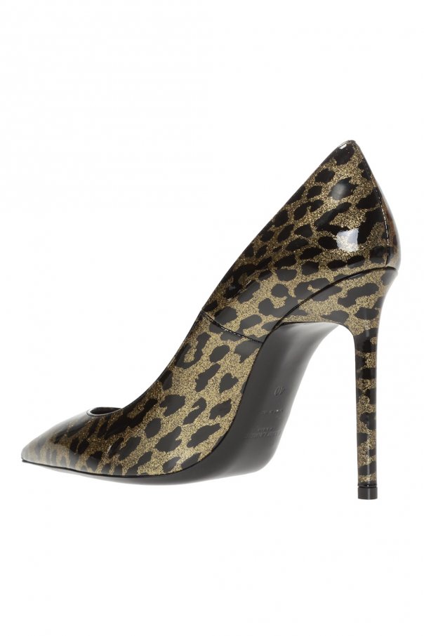 Saint Laurent ‘Anja’ stiletto pumps with leopard print | Women's Shoes ...