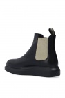 Alexander McQueen BLACK Leather ankle boots