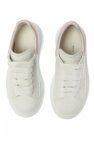 Alexander McQueen Baskets montantes noires en cuir verni ‘Larry’ sneakers