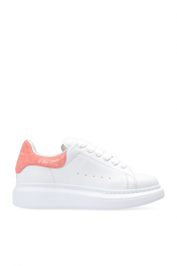Alexander McQueen Exaggerated-Sole White Red ‘Larry’ sneakers