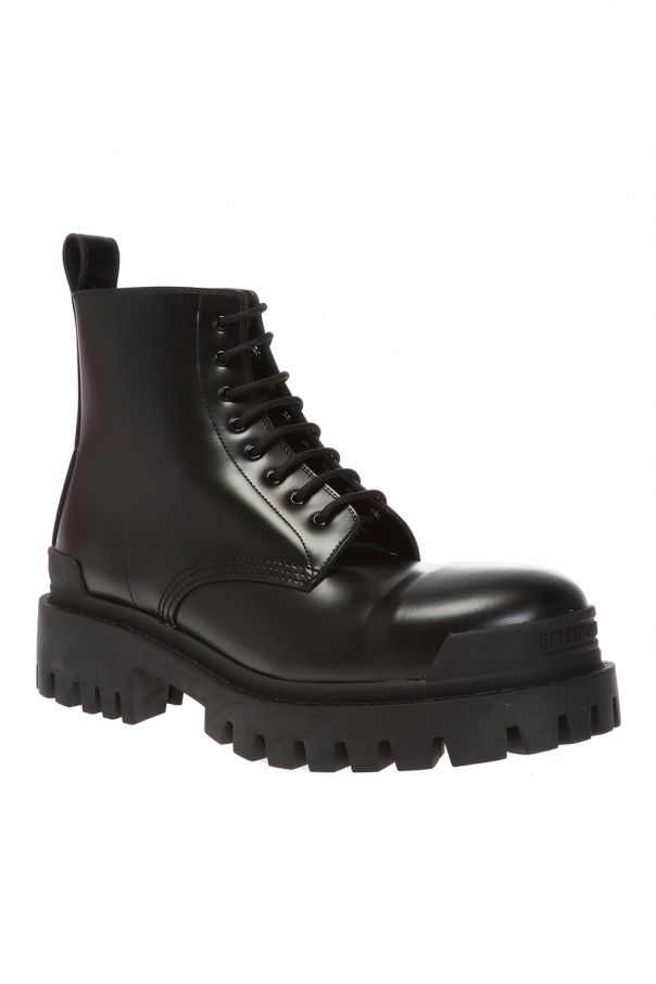 Balenciaga ‘Strike’ leather trapper shoes | Men's Shoes | Vitkac