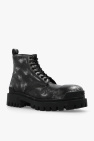 Balenciaga BLACK ‘Strike’ leather boots