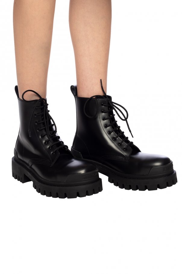 Balenciaga 'Strike' leather boots