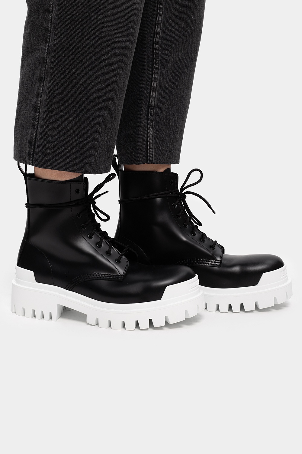 Balenciaga ‘Strike’ leather boots