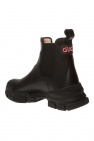 Gucci BLACK Logo Chelsea boots