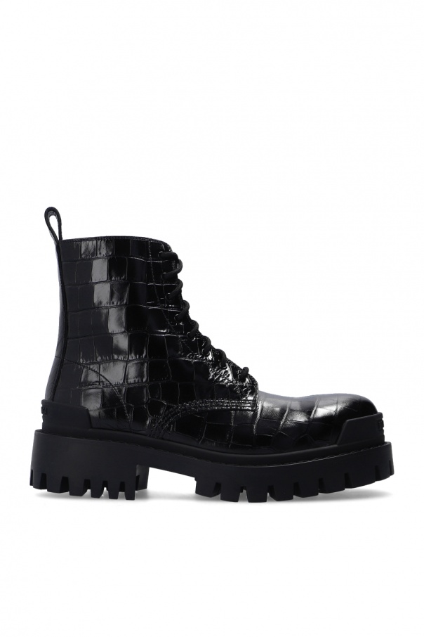 Balenciaga ‘Strike’ lace-up ankle boots