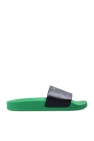 Stella McCartney Kids GREEN Slides with logo