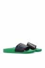 Stella McCartney Kids GREEN Slides with logo