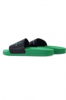 Stella McCartney Kids GREEN Slides with logo