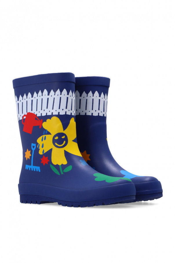 Stella McCartney Kids Printed rain boots