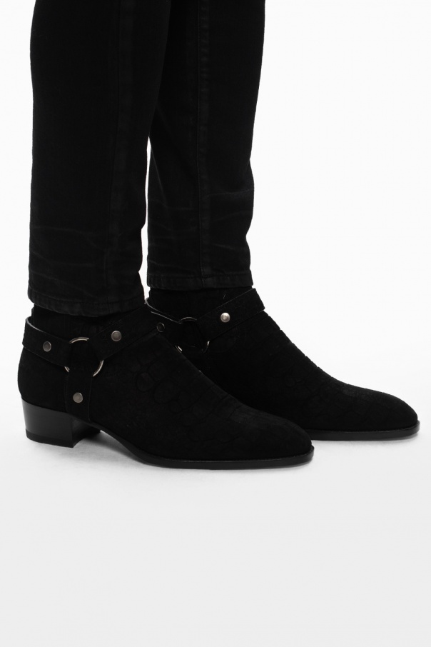 Saint Laurent ‘Wyatt’ heeled ankle boots