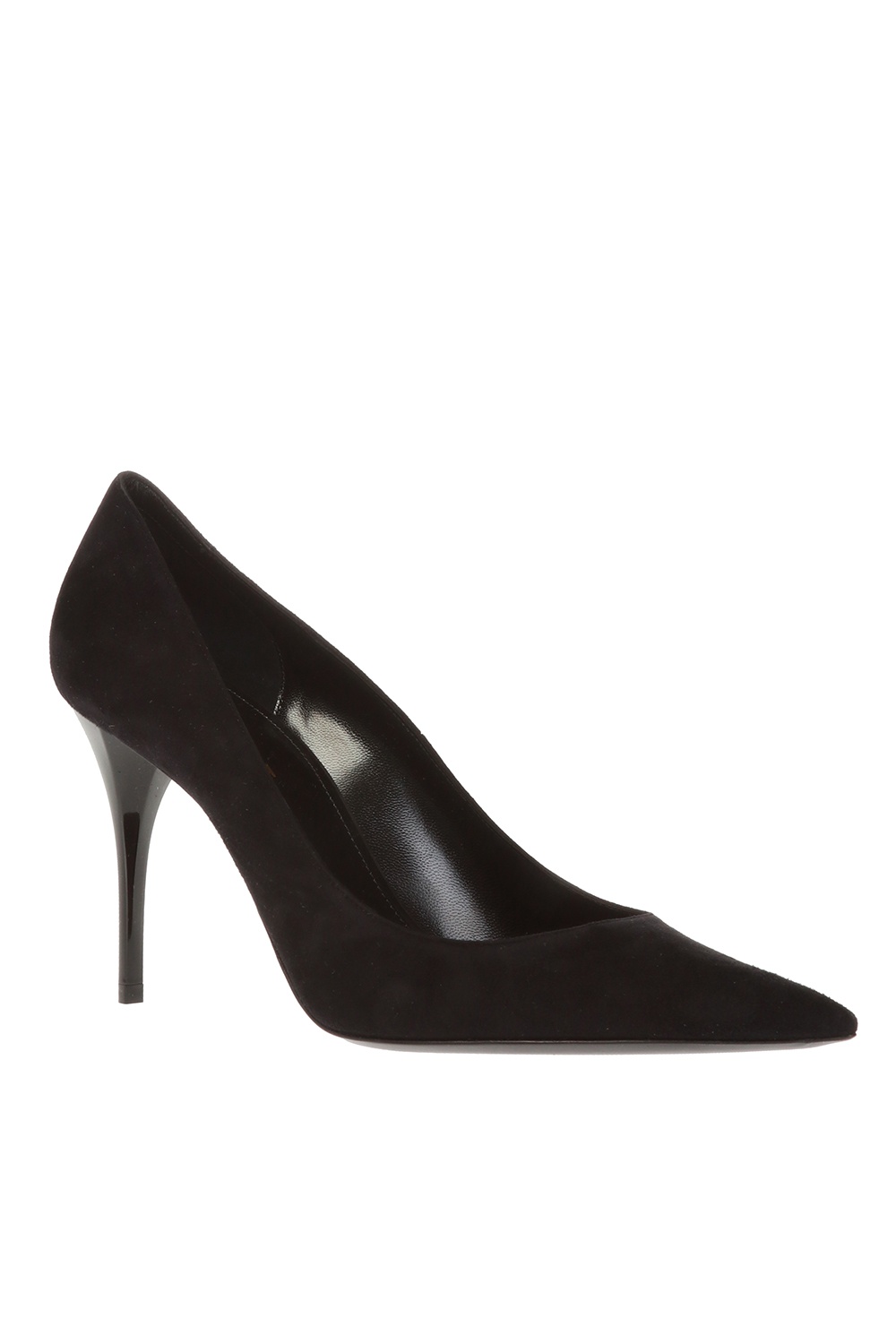 saint laurent lexi suede pumps