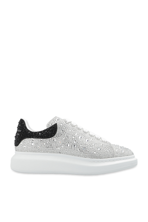 Alexander McQueen Baskets Plimsoll argentées