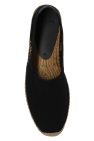 Saint Laurent BLACK Espadrilles with logo