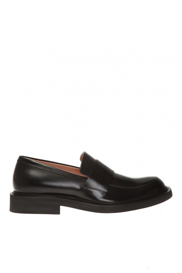 bottega coat Veneta Leather loafers