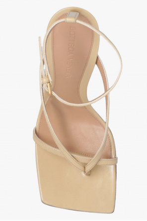 bottega Ivory Veneta ‘Stretch’ heeled sandals