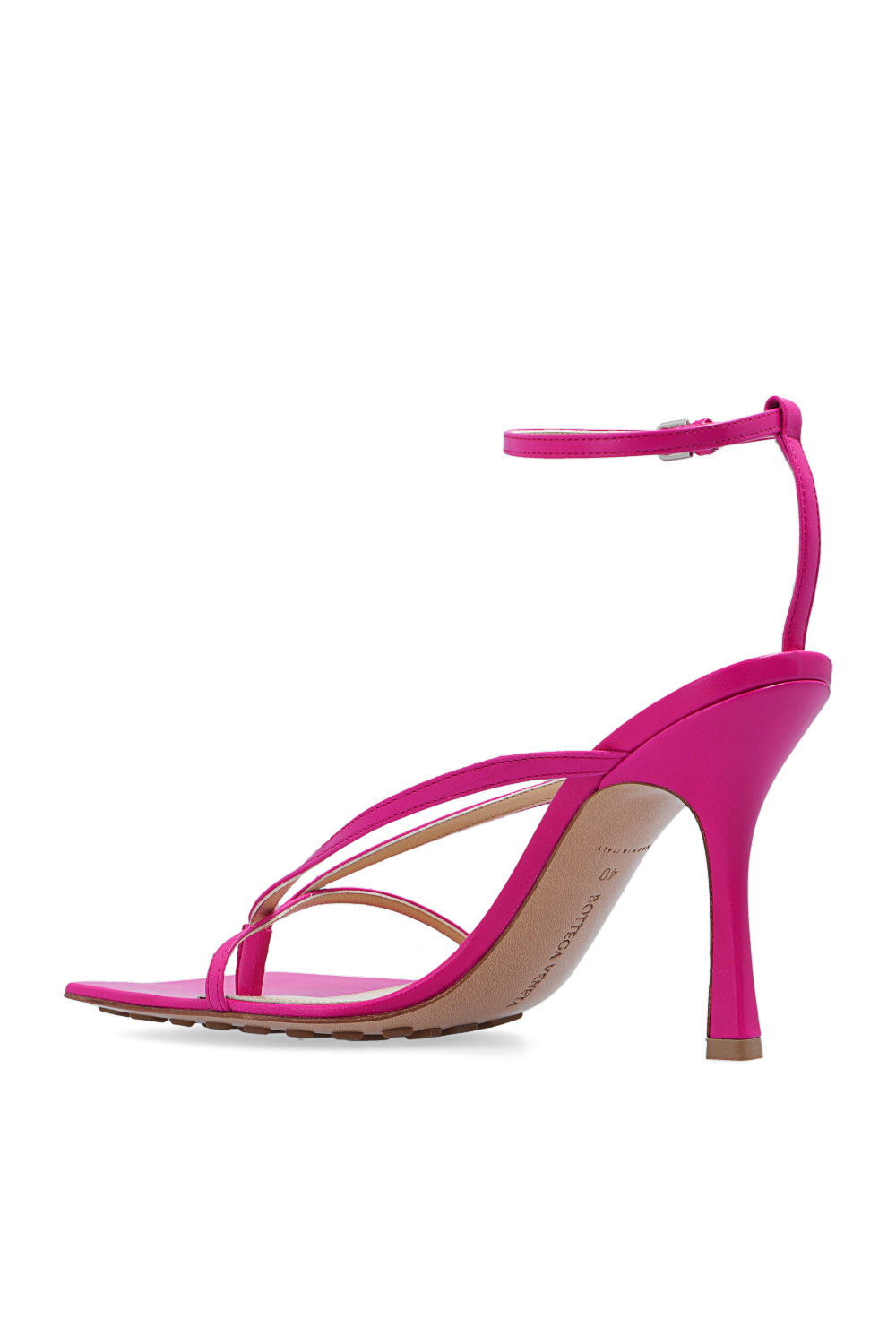 bottega embossed Veneta ‘Stretch’ heeled sandals