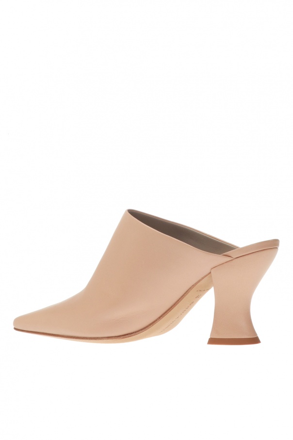 Bottega Veneta ‘Almond’ heeled mules