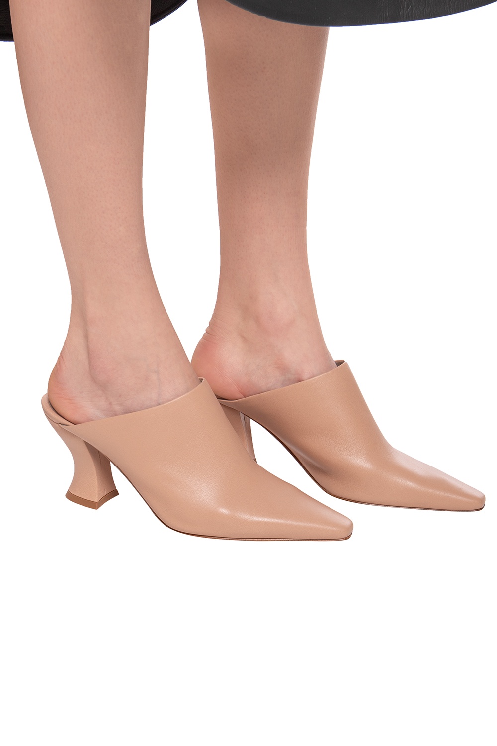 Bottega Veneta ‘Almond’ heeled mules