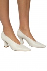 Bottega Veneta WHITE ‘Almond’ pumps