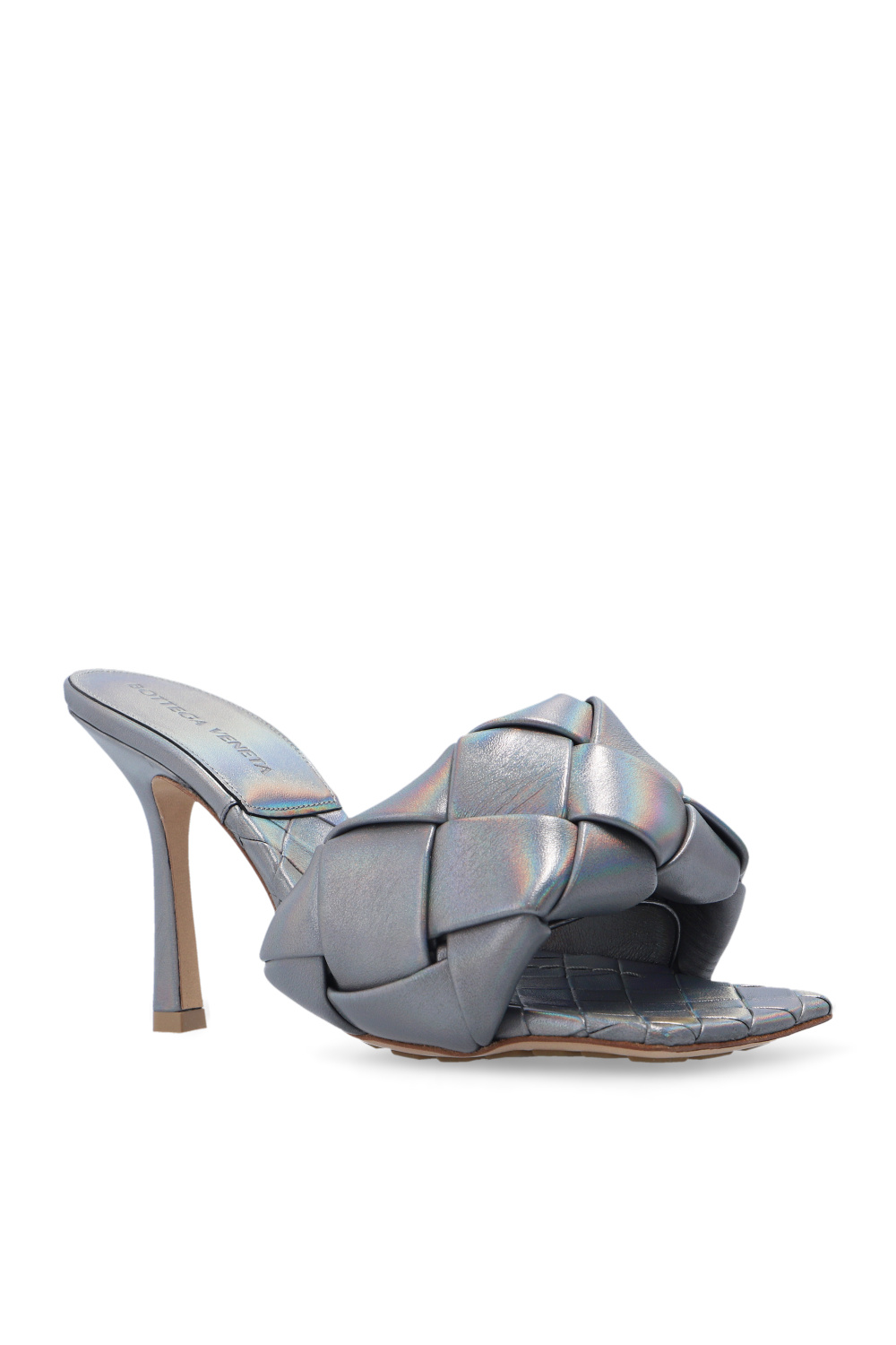 Bottega Veneta ‘Lido’ holographical mules