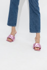 Bottega Veneta PINK ‘Lido’ leather slides
