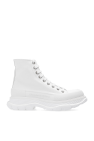Alexander McQueen WHITE High-top platform sneakers