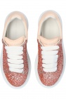 alexander mcqueen pave necklace Leather sneakers