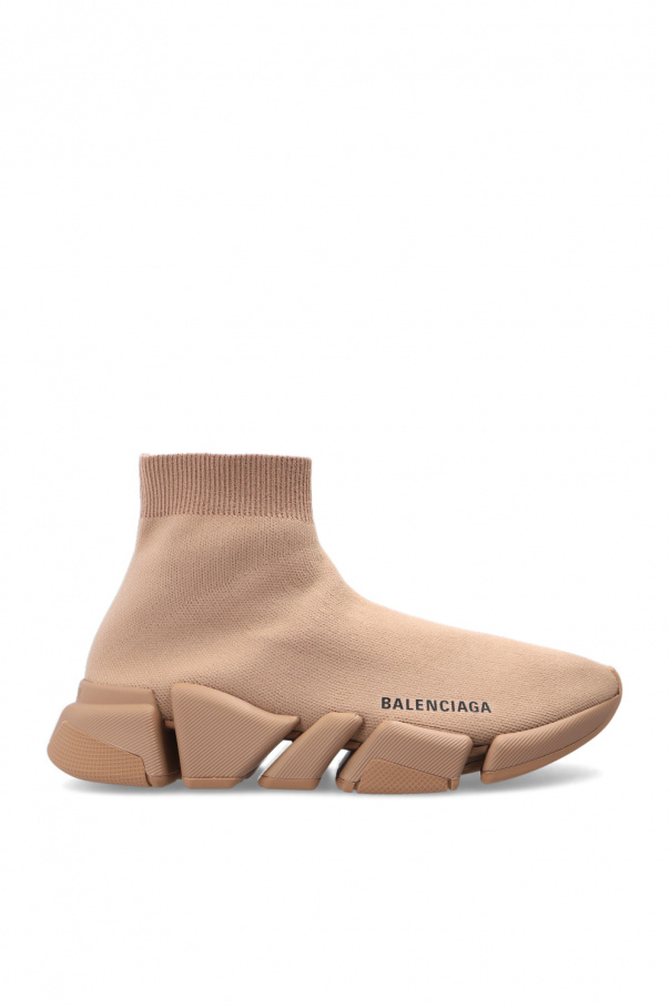 Balenciaga Womens Speed 2.0 Sneaker 'Beige' SZ 6