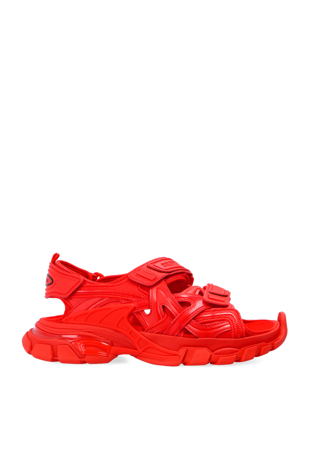 Buy Balenciaga women red track sandals for $930 online on SV77