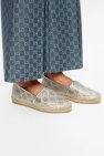 Gucci SILVER Lurex espadrilles