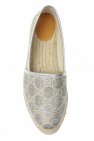Gucci SILVER Lurex espadrilles