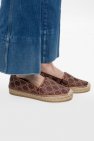 Gucci BROWN Lurex espadrilles