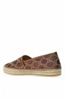 Gucci BROWN Lurex espadrilles
