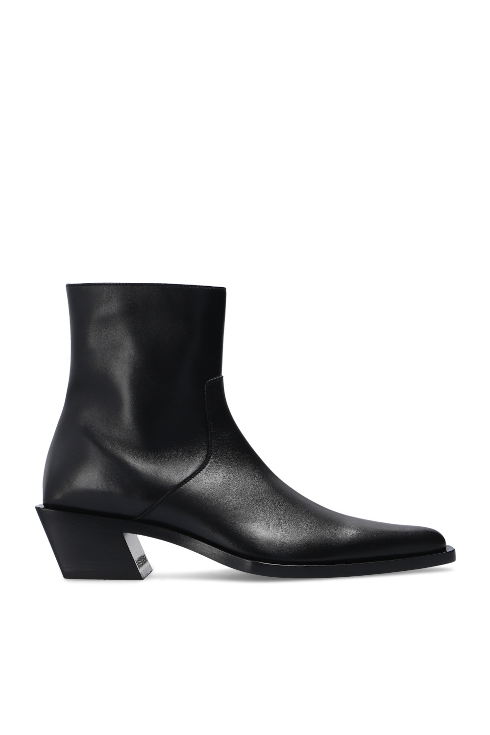 Black Tiaga 45 Ankle Boots in leather
