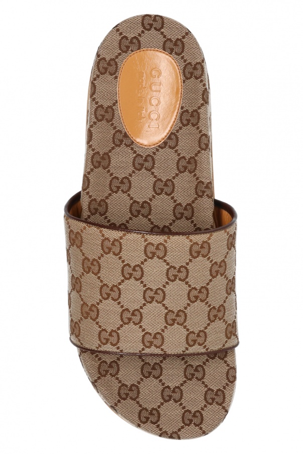 Gucci GG Canvas Slide Sandal 'Beige Monogram' 624695-H6320-9763