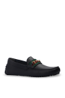 Gucci BLACK Leather moccasins