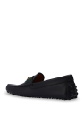Gucci BLACK Leather moccasins