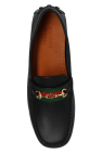 Gucci BLACK Leather moccasins